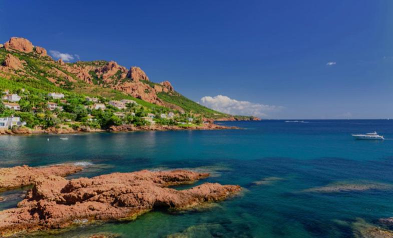La Belle Vue-Charming Duplex Apartment With Sea View, 50 Meters From Beach And Private Parking Saint-Raphael (Var) Exterior foto
